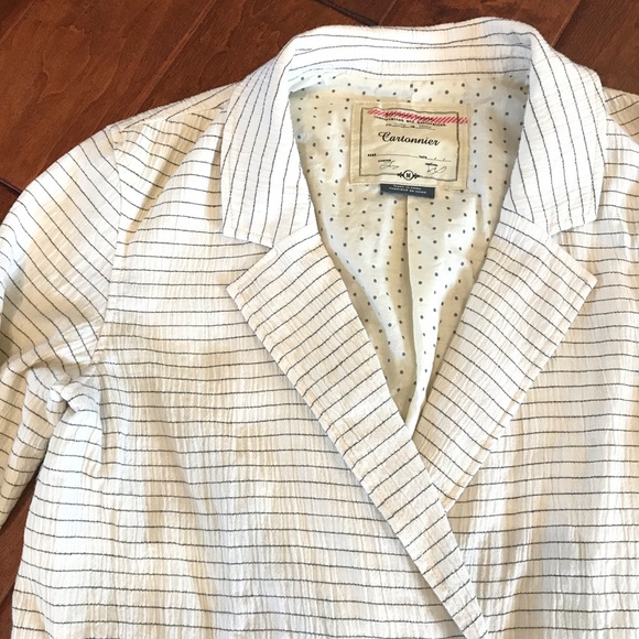 Anthropologie Cartonnier Boyfriend Blazer M - Picture 3 of 7